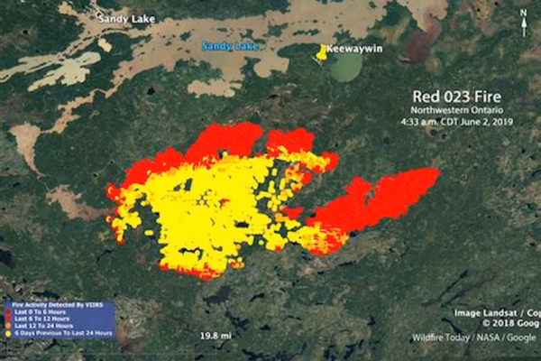 Manitoba wilfire